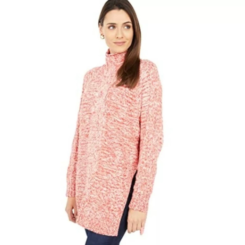 LUCKY BRAND | NWT Turtleneck Cable Tunic Sweater | M - Picture 3 of 6